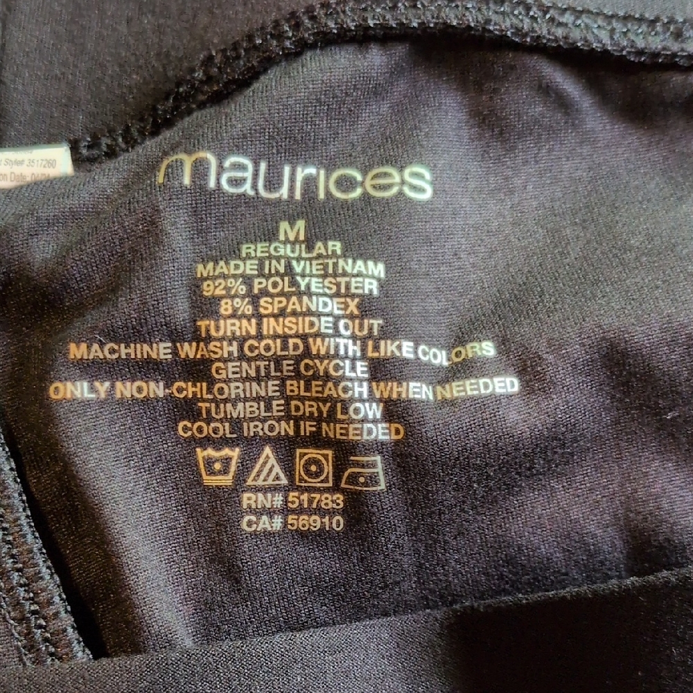 Maurices Black Soft Leggings